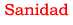sanidad